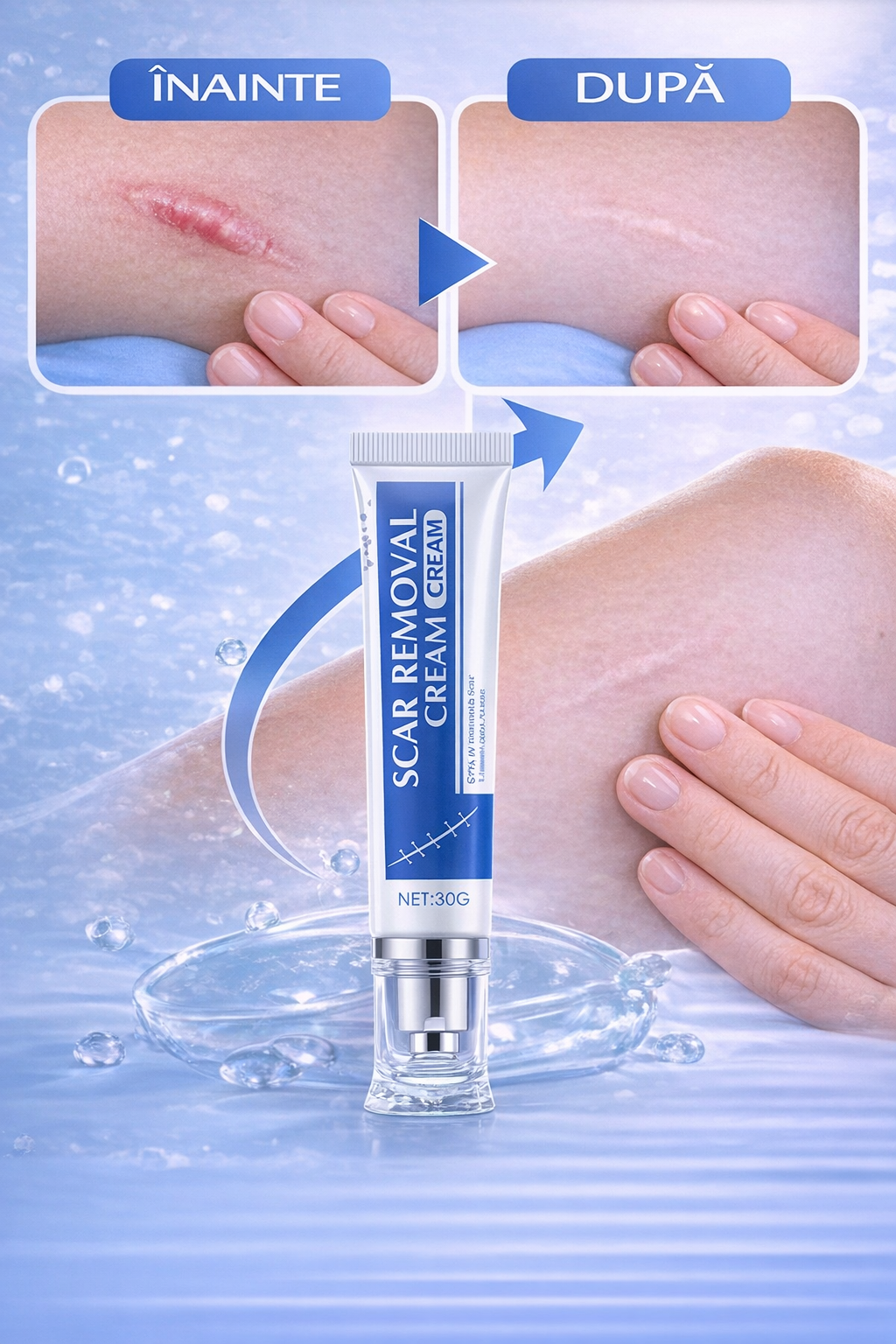 Gel Reparator Cicatrici cu Ingrediente 100% Naturale (30g)